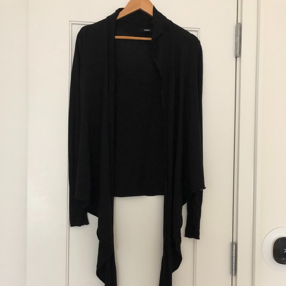Black cardigan